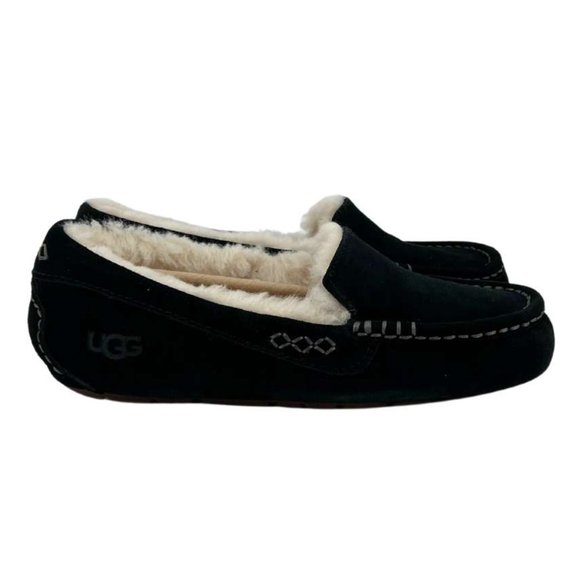 UGG | Women's Ansley Slippers | Black | Various Sizes - Picture 3 of 6
